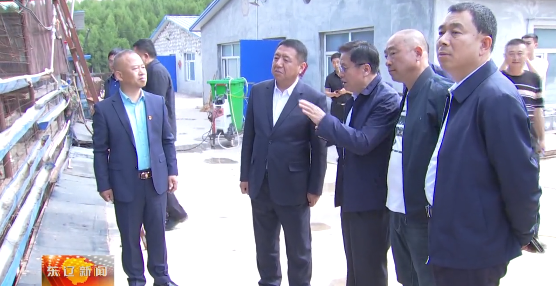 东辽县领导深入泉太镇对肉鸽产业发展进行调研指导