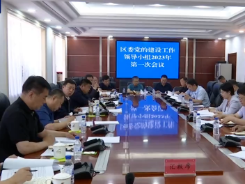 曲春雨主持召开区委党的建设工作领导小组2023年第一次会议