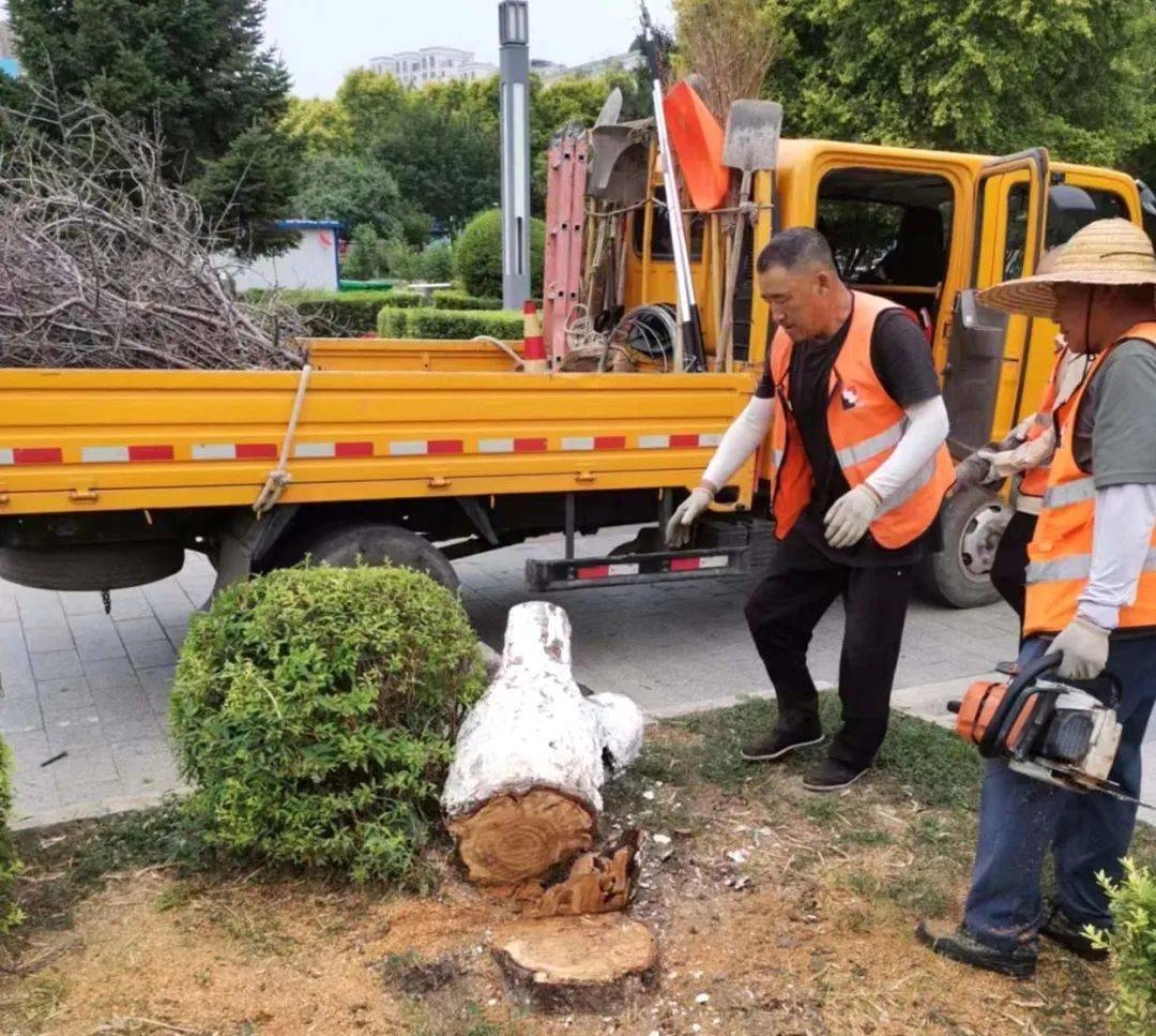 【安全生产百日攻坚】公主岭市城管执法局积极应对降雨大风天气保障群众出行安全