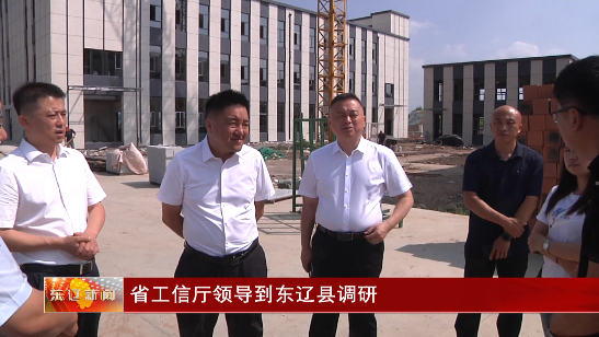省工信厅领导到东辽县调研