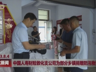 中国人寿财险敦化支公司为部分乡镇捐赠防汛物资