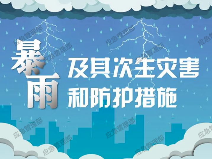 防汛科普｜图说：暴雨及其次生灾害和防护措施