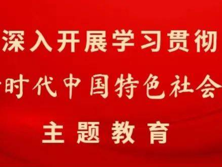 深入开展学习贯彻习近平新时代中国特色社会主义思想主题教育