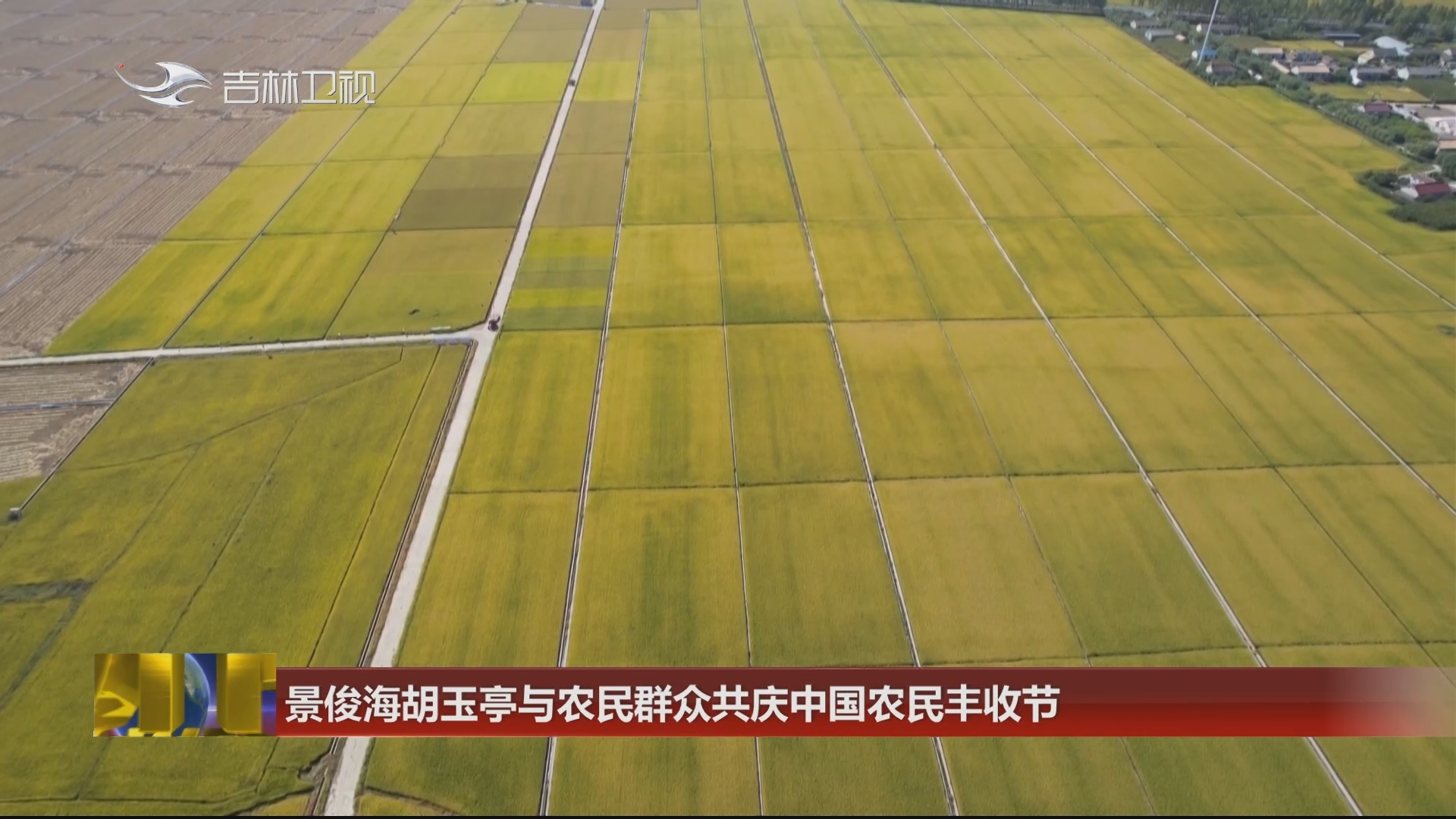 景俊海胡玉亭与农民群众共庆中国农民丰收节