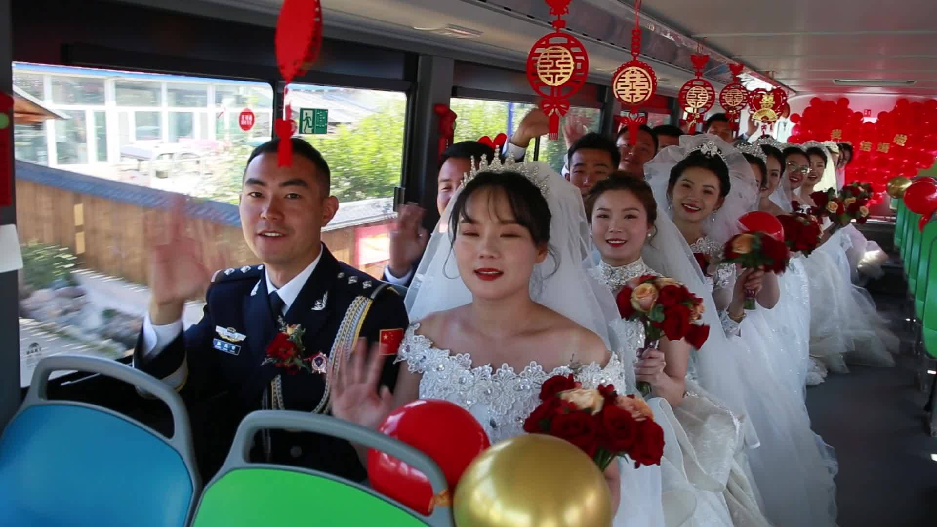 “警”此一生 为爱前行！吉林移民管理警察举办集体婚礼