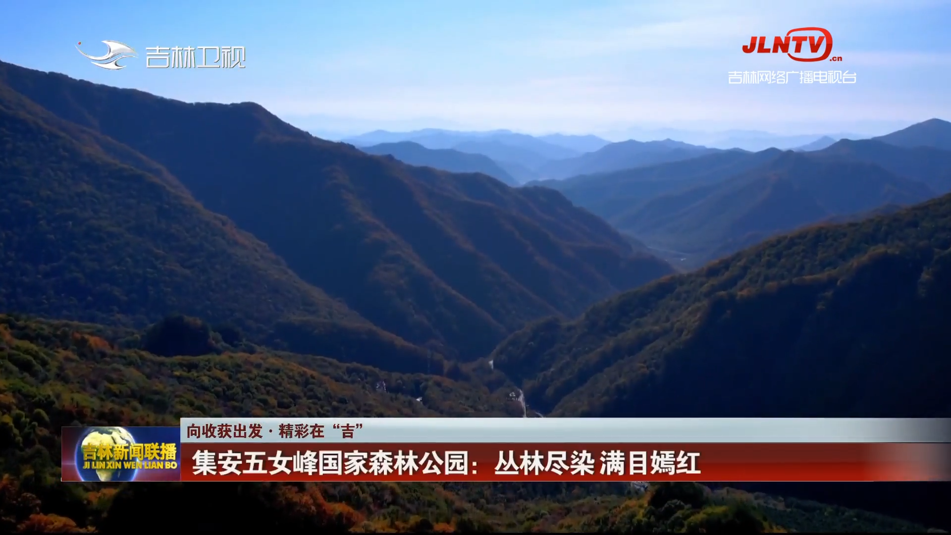 【向收获出发·精彩在“吉”】集安五女峰国家森林公园：丛林尽染 满目嫣红