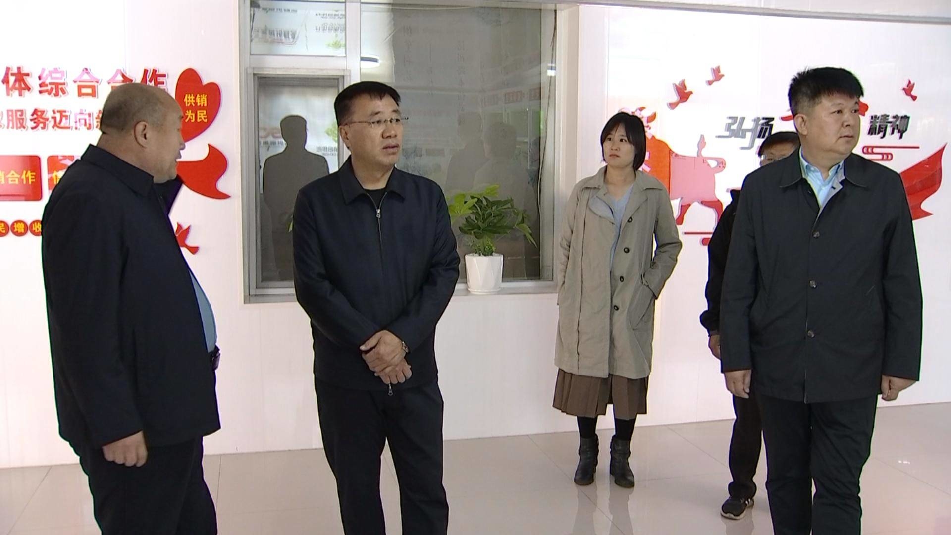 王志军调研市供销社三级惠农服务中心项目建设情况
