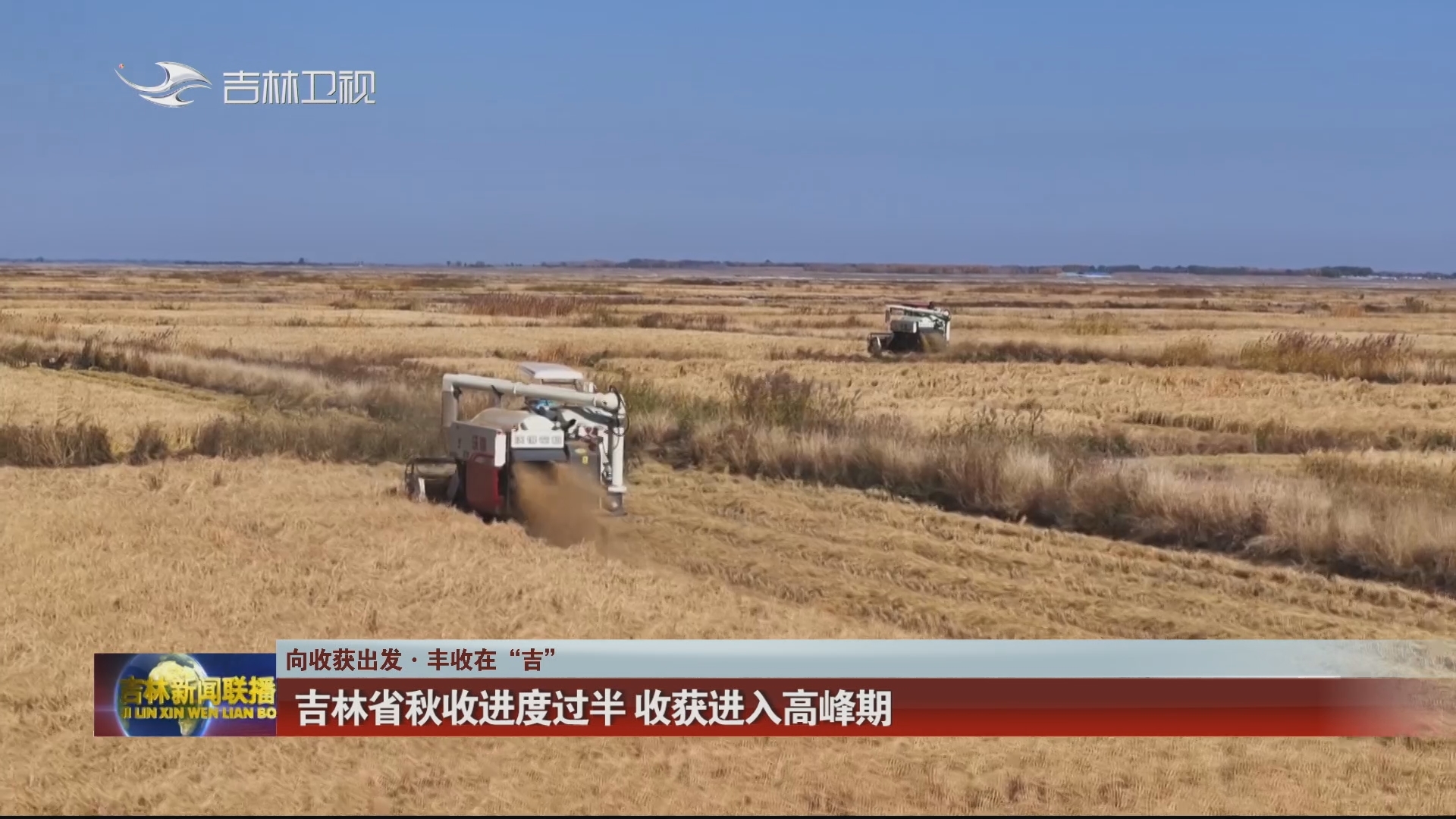 【向收获出发·丰收在“吉”】吉林省秋收进度过半 收获进入高峰期