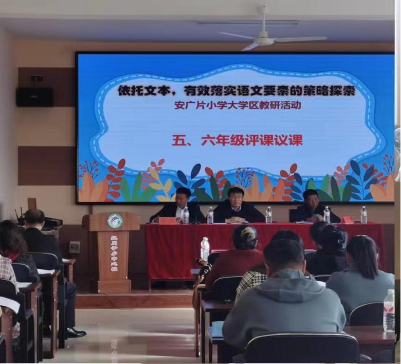 大安市小学安广大学区开展研修活动