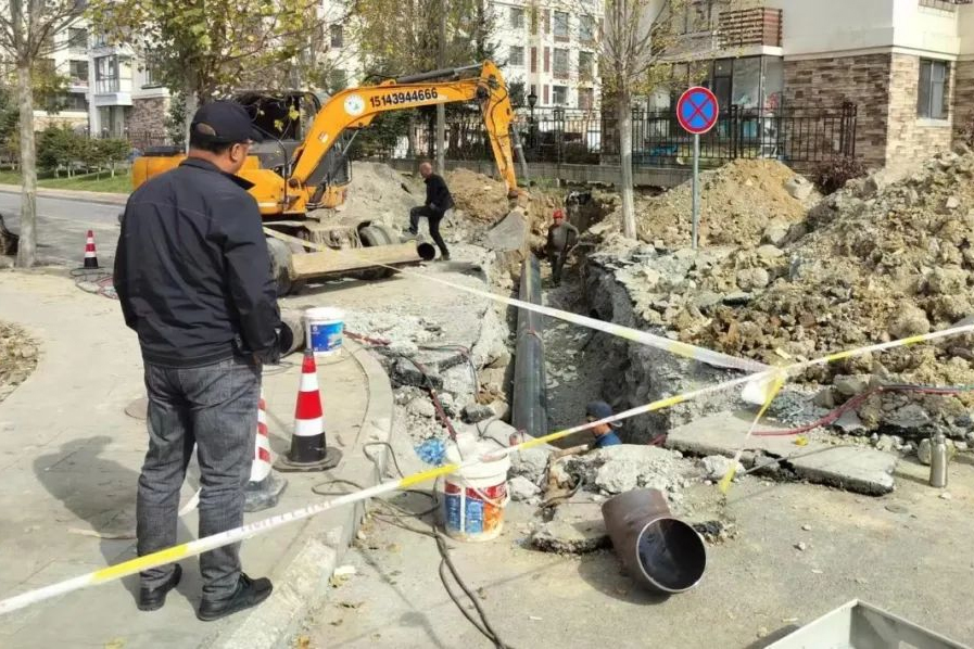 融媒快讯：池西区加大供热管网改造力度