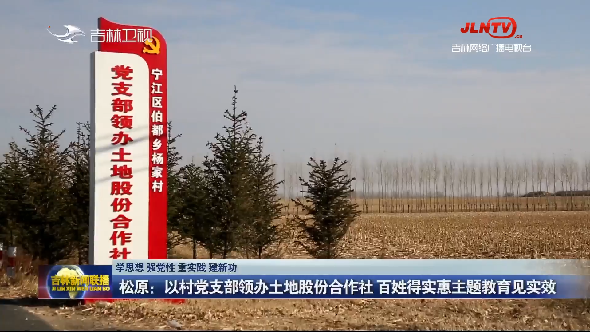 【学思想 强党性 重实践 建新功】松原：以村党支部领办土地股份合作社 百姓得实惠主题教育见实效