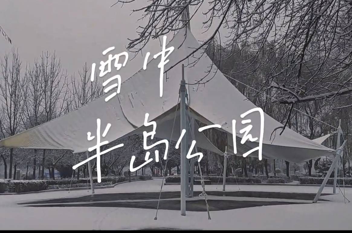 临江 | 雪中 半岛公园