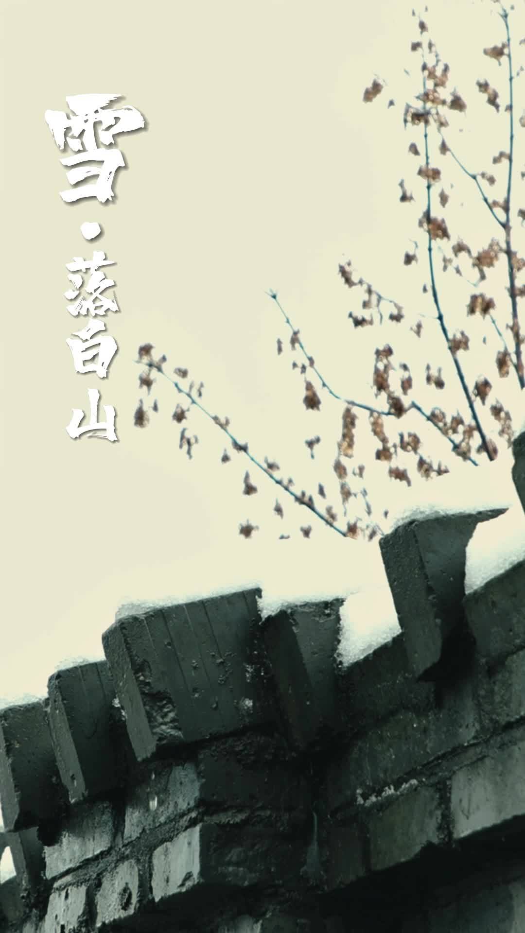 雪·落白山