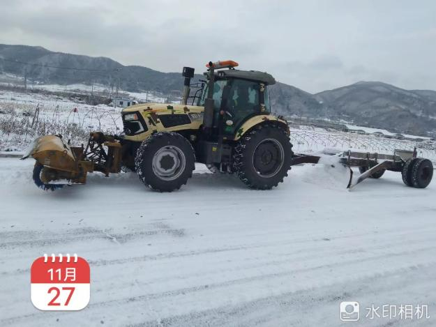 风雪中的坚守——图们公路段清雪保通在路上