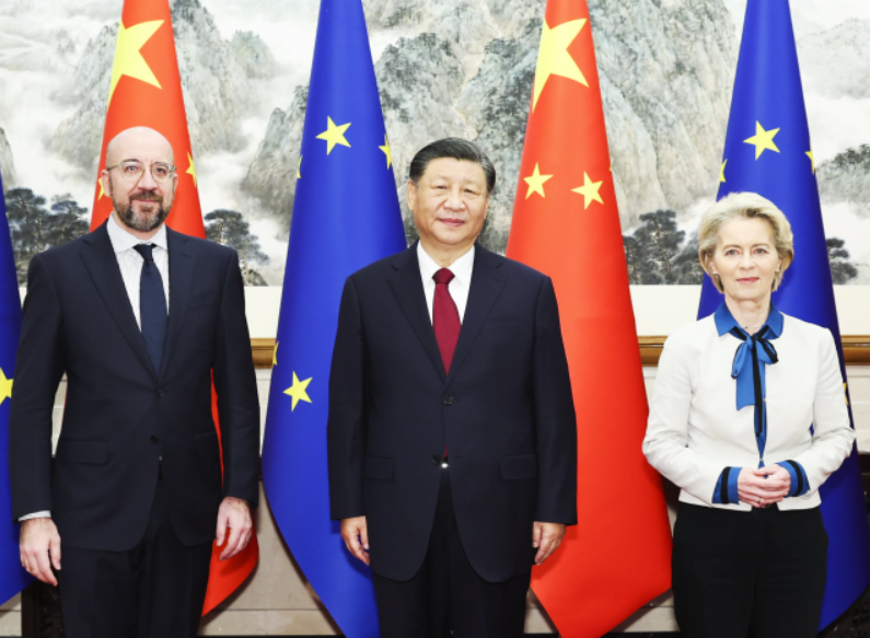 联播+｜习近平会见欧盟领导人，谈到这三个关键词