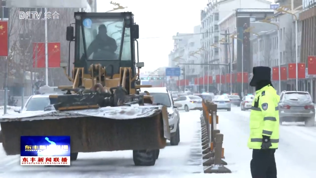 部门联动保障雪后交通畅通