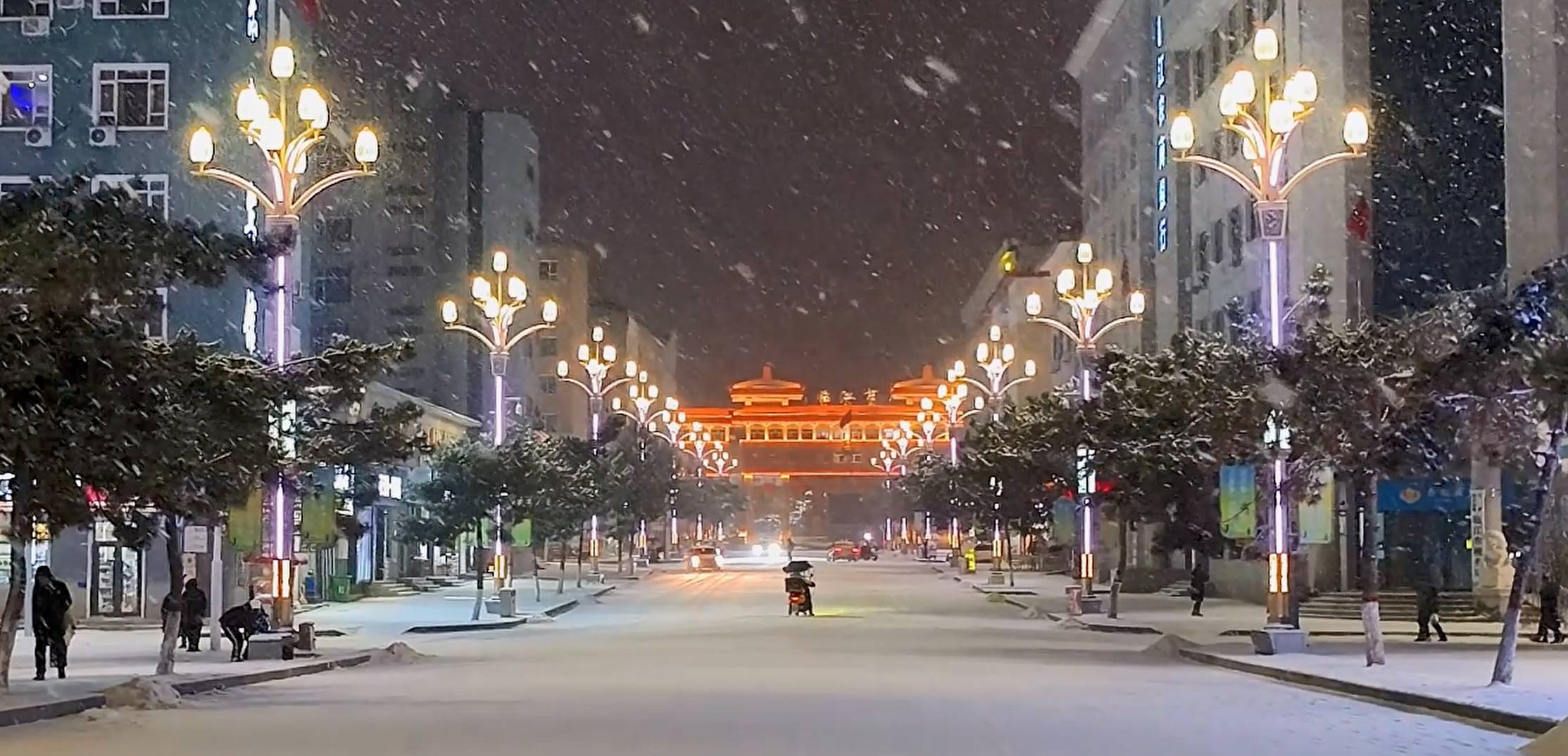 长白山之冬 · 遇见临江 | 夜 · 雪