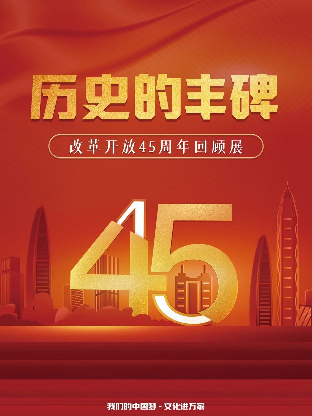 “历史的丰碑——改革开放45周年回顾展” 微信展