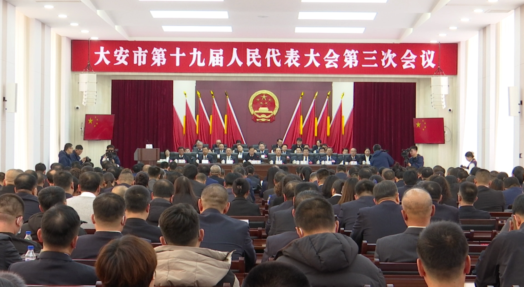 大安市第十九届人民代表大会第三次会议胜利闭幕