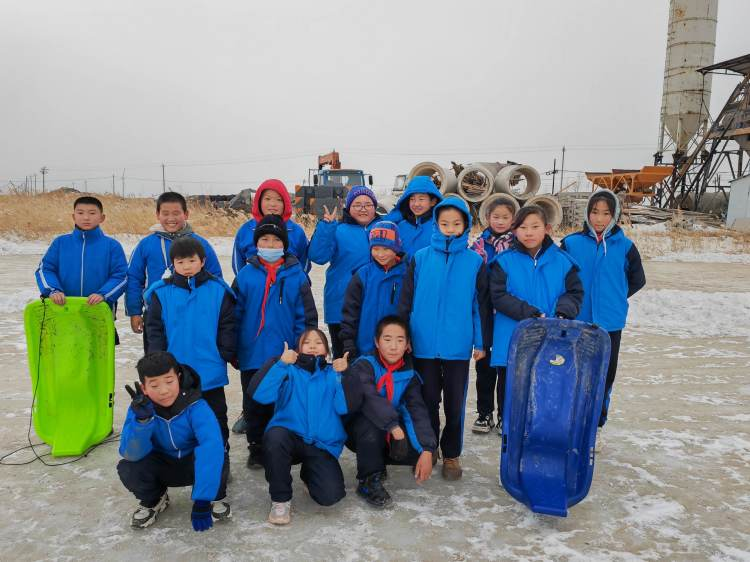 大安市乐胜乡古城学校开展2023年冰雪进校园活动