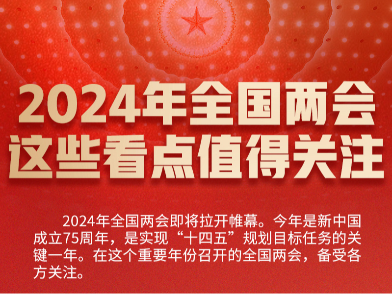 2024年全国两会 这些看点值得关注