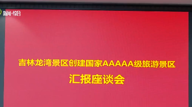 辉南县召开吉林龙湾5A级景区创建提升规划汇报会