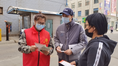 渤海街道工农社区开展防汛减灾知识宣传