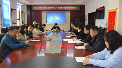丹江街道机关党支部集中学习《中国共产党纪律处分条例》