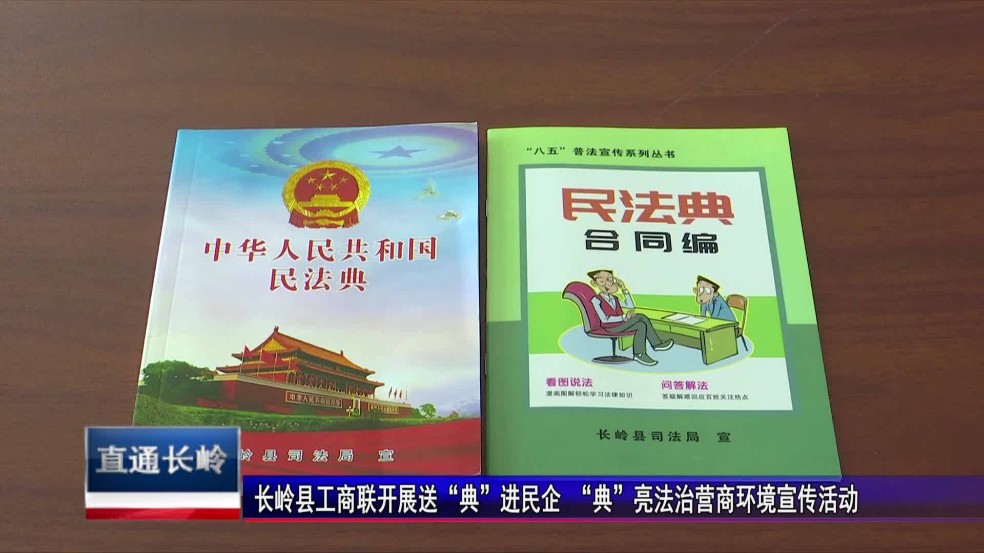 直通县市区2024年6月12日长岭     长岭县工商联开展送“典”进民企 “典”亮法治营商环境宣传活动VA0