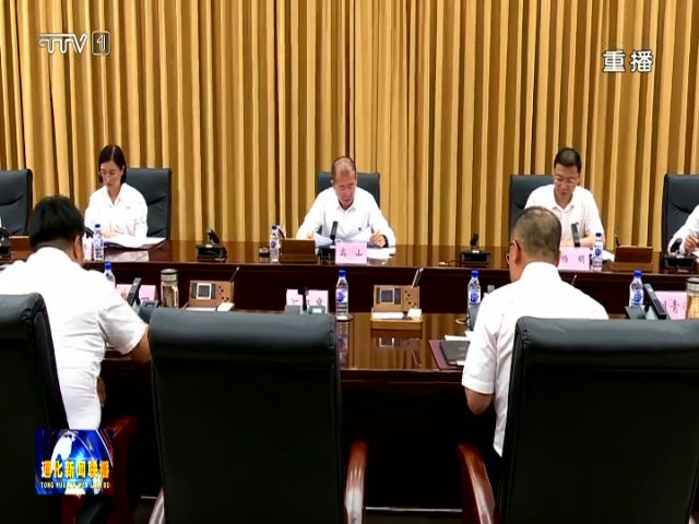 通化市政府召开党组（扩大）会议