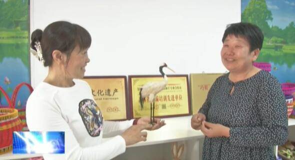 【镇赉】传承非物质文化遗产 巧手草编拓宽致富路