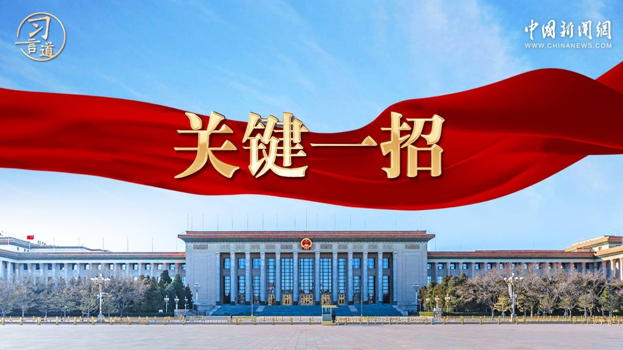 习言道｜关键一招