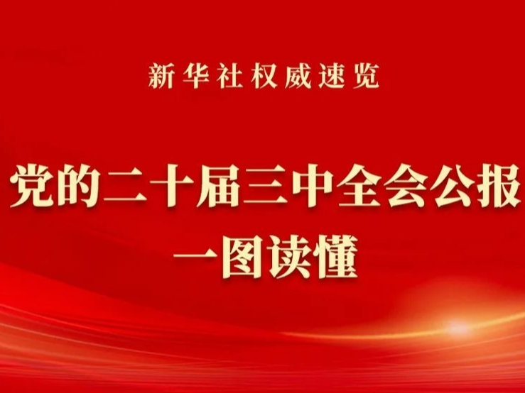 党的二十届三中全会公报一图读懂