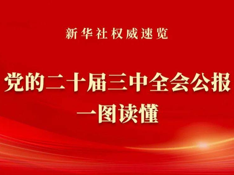 新华社权威速览｜党的二十届三中全会公报一图读懂