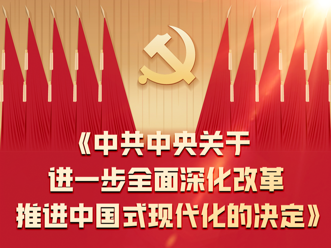 一图全解二十届三中全会《决定》