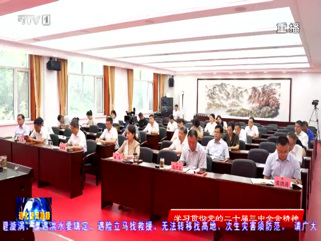 通化市政协举办学习贯彻党的二十届三中全会精神市委宣讲团报告会