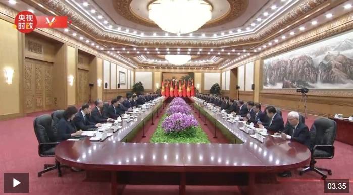 独家视频丨习近平同越共中央总书记、国家主席苏林会谈