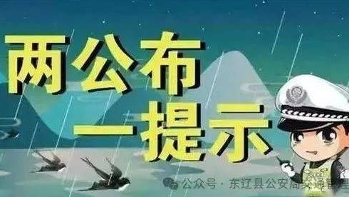 两公布一提示｜东辽交警发布恶劣天气安全出行提示！