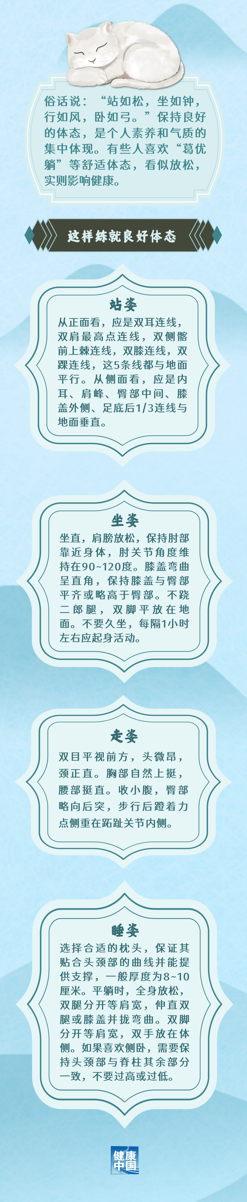 站坐行卧皆学问，这样练就良好体态！ | 科普时间