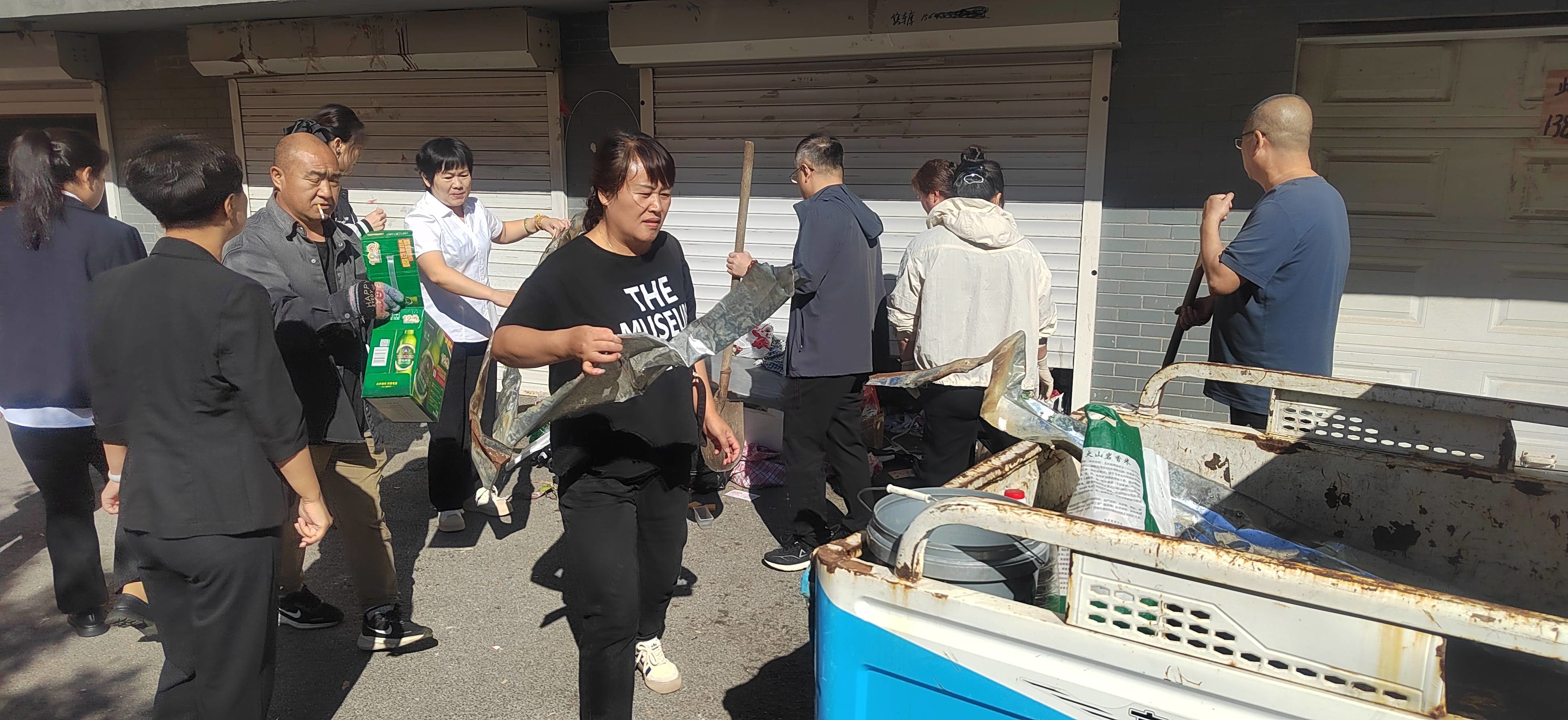 辉南县东凤街道城南社区常态化开展精神文明创建活动