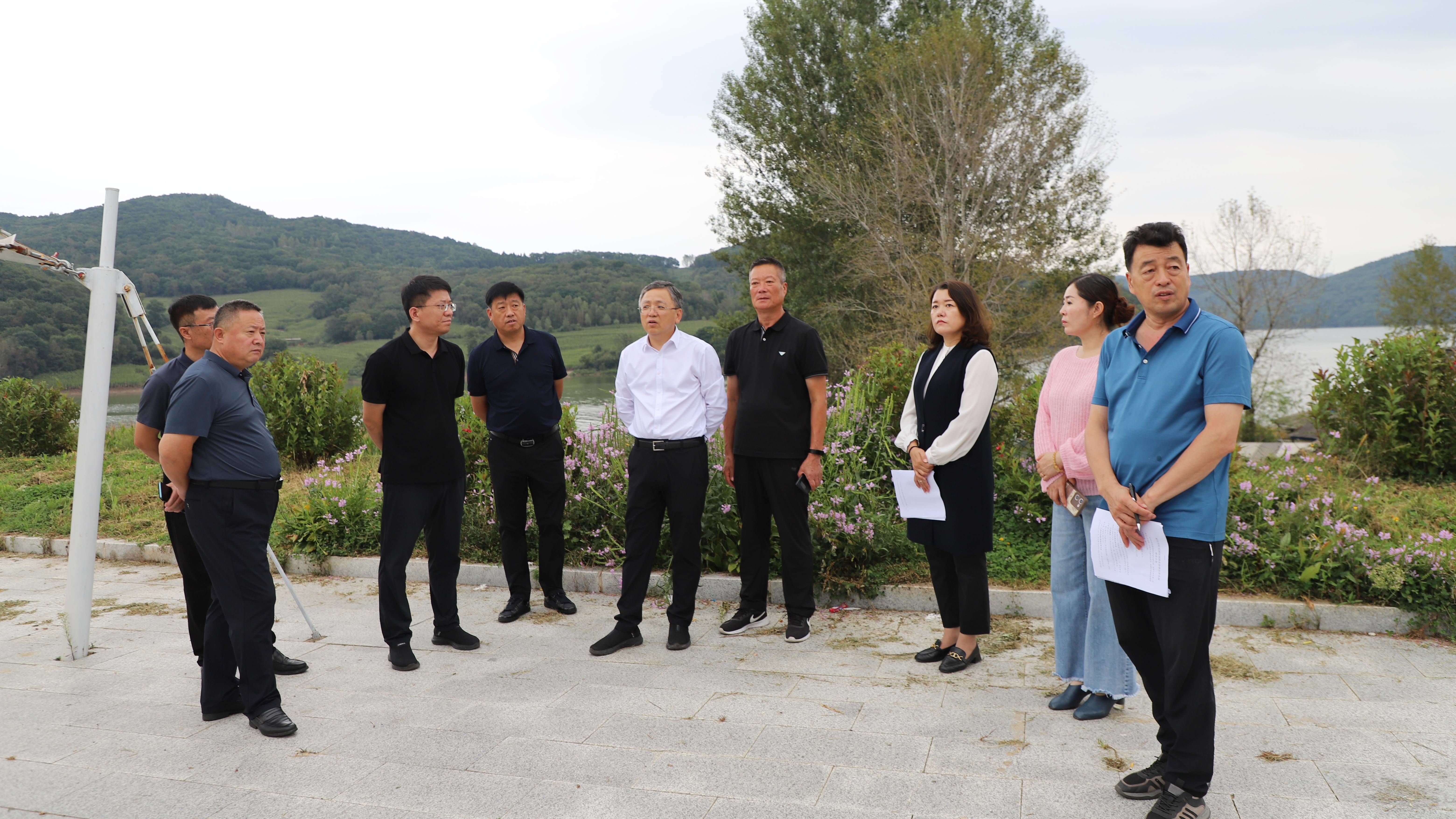 蛟河市市长王威带队到庆岭镇、松江镇调研项目建设推进情况