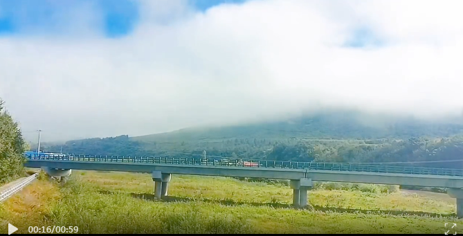 吉林天桥岭的秋日静语：“水墨”山川 云雾“画卷”