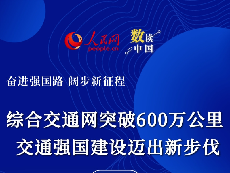 奋进强国路 阔步新征程｜综合交通网突破600万公里 交通强国建设迈出新步伐