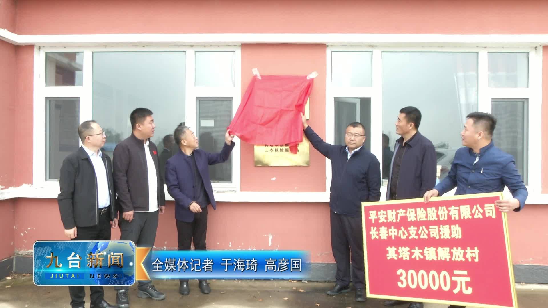 平安产险“乡风文明100行动”走进其塔木镇解放村