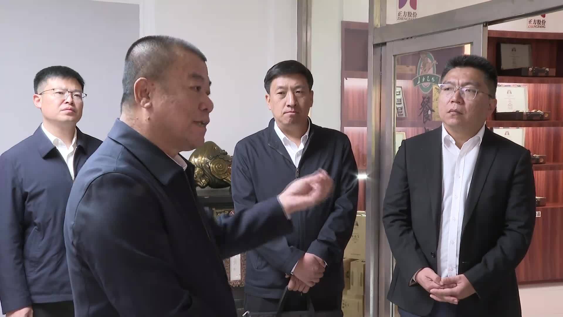 朱欢到重点工业企业调研