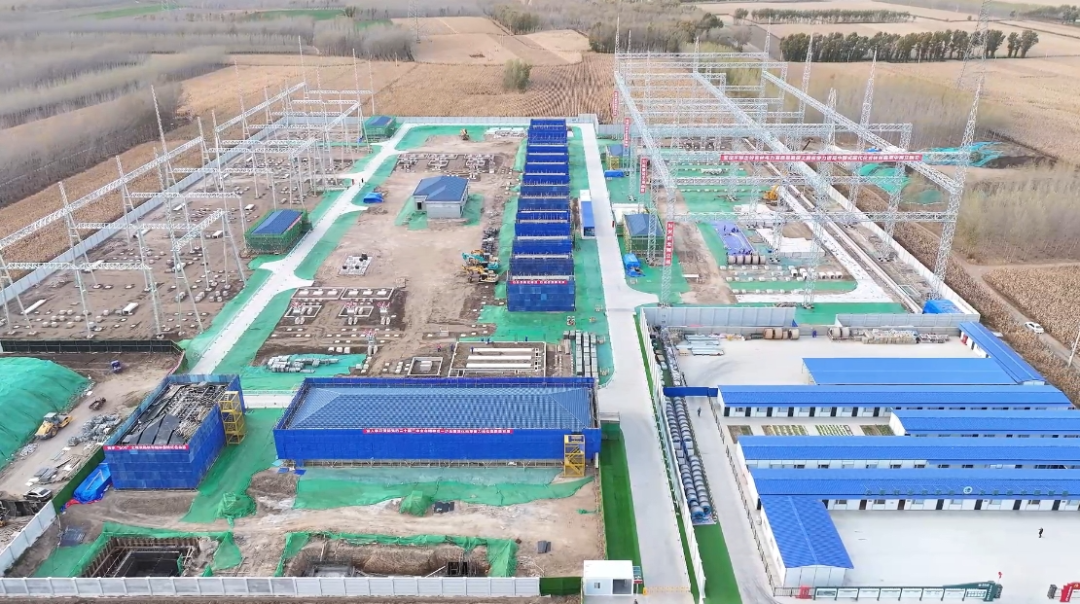 【奋进强国路 阔步新征程】吉林白城乐胜500千伏输变电工程建设加速中
