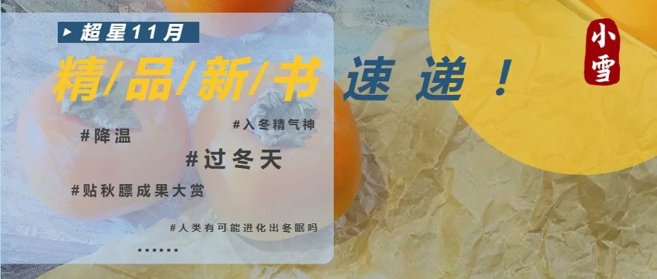 小雪时节，我终于知道，如何拥有一个不可战胜的夏天丨超星11月精品新书速递