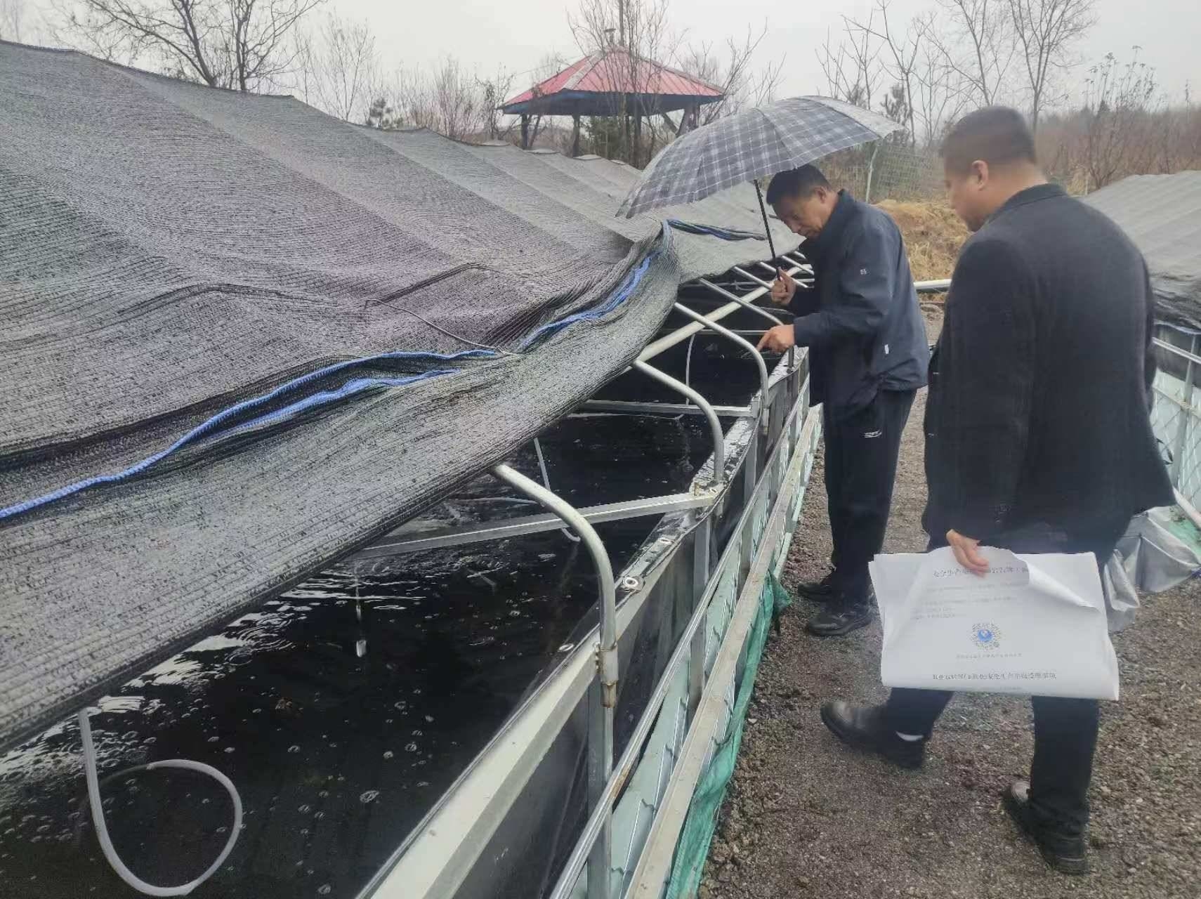 靖宇县渔业发展服务中心加强水产养殖科技示范基地建设深入基地开展渔业产业调研指导