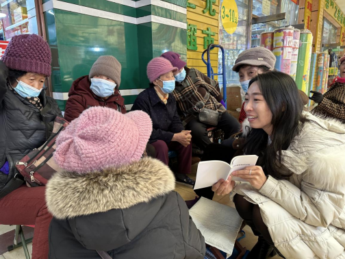 龙井市龙门街道前进社区开展“民族法规入人心 凝心聚力促和谐”宣传活动