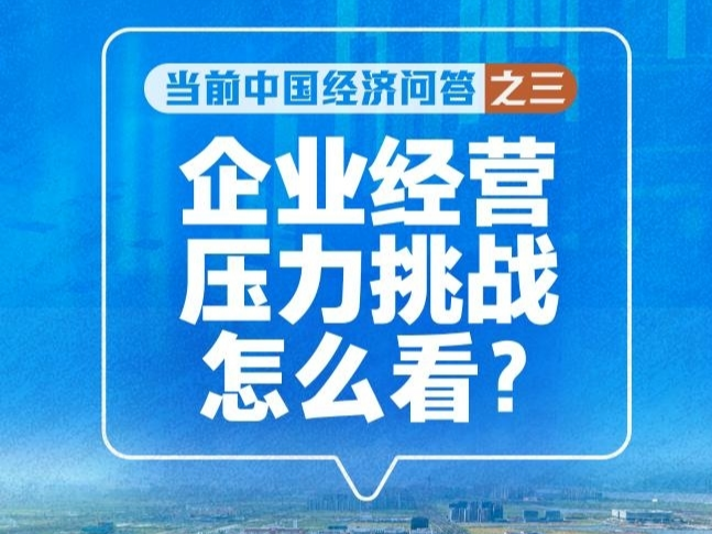 新华述评丨企业经营压力挑战怎么看——当前中国经济问答之三